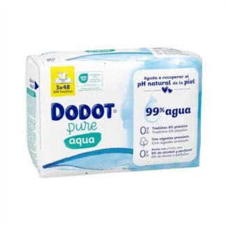 Toalhitas húmidas Dodot Aqua Pure (3 pacotes por pack)